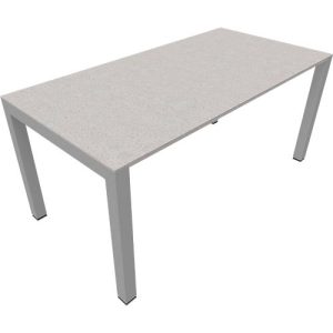 Schreibtisch SOLUS PLAY, 4-Fuß, höhenverstellbar, B 1600 x T 800 x H 720 – 820 mm, Ceramic grey Schreibtisch SOLUS PLAY, 4-Fuß, höhenverstellbar, B 1600 x T 800 x H 720 – 820 mm, Ceramic grey