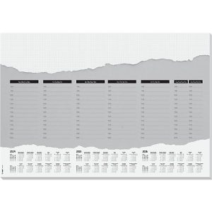 Schreibunterlage ‚3-Jahreskalendarium, Tages- und Wochenplan‘, 80g/m², 52 Blatt Schreibunterlage ‚3-Jahreskalendarium, Tages- und Wochenplan‘, 80g/m², 52 Blatt