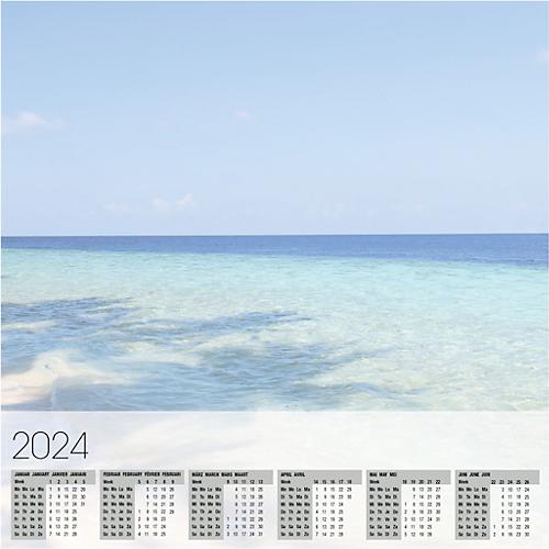 Schreibunterlage 'Beach' 30 Bl, 80g/m²