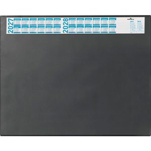 Schreibunterlage mit Kalender, schwarz Schreibunterlage mit Kalender, schwarz