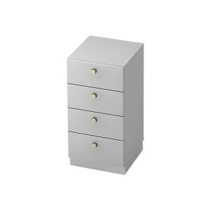 Schubladenschrank, 2 OH, B 400 x T 420 mm, lichtgrau Schubladenschrank, 2 OH, B 400 x T 420 mm, lichtgrau