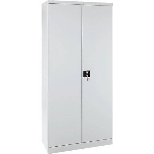 Schubladenschrank ADB, 27 Schubladen, 3 Ablageböden, 2-Punkt-Verriegelung, Stahl, B 800 x T 410 x H 1790 mm, lichtgrau RAL 7035