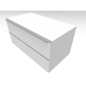 Schubladenschrank QUANDOS BOX, 1 Schub, B 800 x T 440 x H 374 mm, weiß Schubladenschrank QUANDOS BOX, 1 Schub, B 800 x T 440 x H 374 mm, weiß