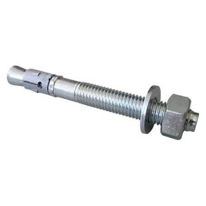 Schulte Lagertechnik Bodenanker für Palettenregal-Rahmen, 115 mm lang, Edelstahl
