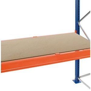 Schulte Lagertechnik Spanplatten-Ebene für Palettenregale, Stärke 38 mm, B 3300 x T 1100 mm, für Holmtiefe 50 mm, versenkt, inkl. Tiefenauflagen Schulte Lagertechnik Spanplatten-Ebene für Palettenregale, Stärke 38 mm, B 3300 x T 1100 mm, für Holmtiefe 50 mm, versenkt, inkl. Tiefenauflagen