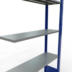 SCHULTE Lagertechnik – Stecksystem Anbauregal – 2000x1000x300 mm, Typ 150 kg