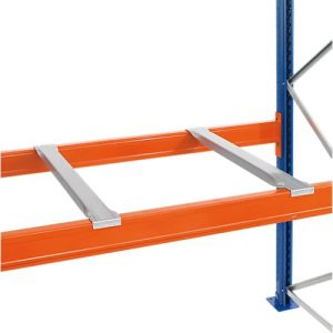 Schulte Lagertechnik Tiefenauflagen zur Querlagerung für Palettenregale, für Rahmentiefe 1100 mm, verzinkt, 2 Stück