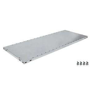 SCHULTE Lagertechnik Zusatz-Fachboden MULTIPlus 150, 750×800 mm, 25 mm Kante, mit 4 Fachbodenträgern