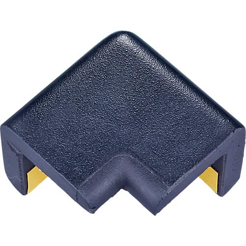 Schutzecke für Knuffi Eckschutzprofil Typ H, L 42 x B 22 mm, selbstklebend, PU-Schaum, 2-schenkelig, schwarz