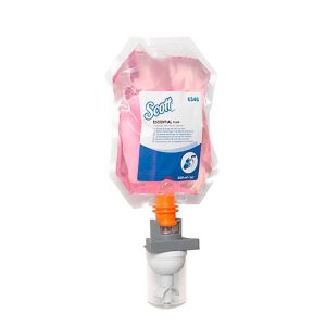 Scott® Schaum-Handreiniger Essential 6346, 500 Portionen/200 ml, 12 Beutel á 0,2 Liter, rosa Scott® Schaum-Handreiniger Essential 6346, 500 Portionen/200 ml, 12 Beutel á 0,2 Liter, rosa