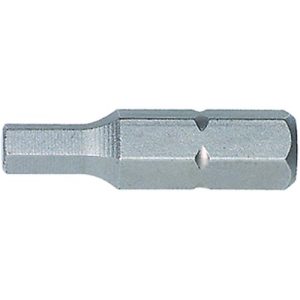 Sechskant-Bit WIHA, SW 5 mm, Antrieb 1/4 Zoll, C 6,3, L 25 mm