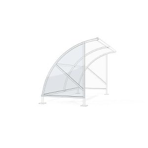 Seitenwand für Überdachungssystem Modell Bamberg transparent B 2040/4080 mm, links, Polycarbonat Seitenwand für Überdachungssystem Modell Bamberg transparent B 2040/4080 mm, links, Polycarbonat