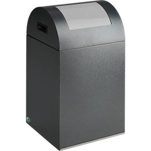Selbstlöschende Wertstoff-Abfallsammler 40R, antiksilber/silber