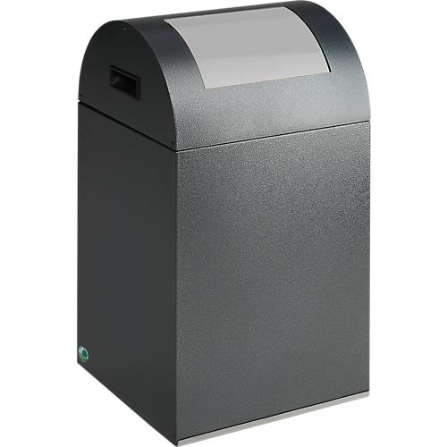 Selbstlöschende Wertstoff-Abfallsammler 40R, antiksilber/silber
