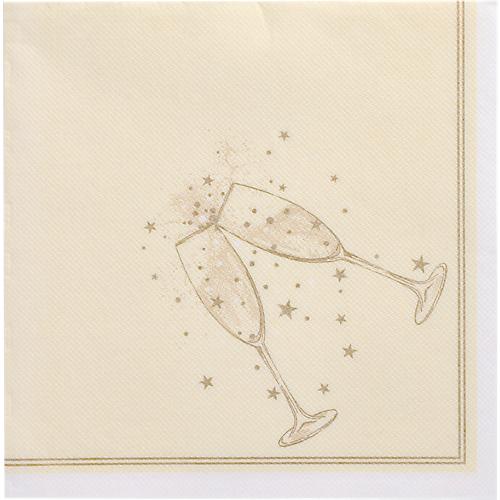 Servietten Papstar 'ROYAL Collection', ¼-Falz, 400 x 400 mm, 20 Stück, gold