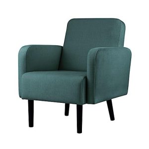 Sessel easyChair® by Paperflow LISBOA, Stoffbezug grün, Fußgestell schwarz, B 710 x T 815 x H 830 mm Sessel easyChair® by Paperflow LISBOA, Stoffbezug grün, Fußgestell schwarz, B 710 x T 815 x H 830 mm