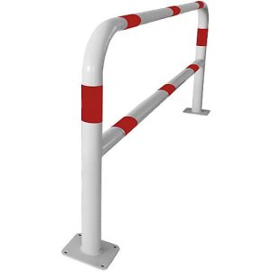 Sicherheitsgitter, zum Aufdübeln, L 2000 mm, weiß/rot Sicherheitsgitter, zum Aufdübeln, L 2000 mm, weiß/rot