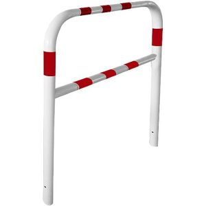 Sicherheitsgitter, zum Einbetonieren, L 2000 mm, weiß/rot Sicherheitsgitter, zum Einbetonieren, L 2000 mm, weiß/rot