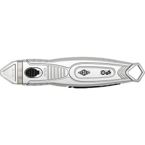 Sicherheitsmesser WEDO®, ergonomisch, verdeckte Klinge, Schnitttiefe 6 mm, für Rechts- & Linkshänder geeignet, silber Sicherheitsmesser WEDO®, ergonomisch, verdeckte Klinge, Schnitttiefe 6 mm, für Rechts- & Linkshänder geeignet, silber