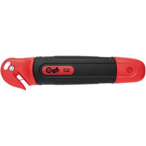 Sicherheitsmesser Wedo® Safety Cutter STANDARD, automat. Klingenrückzug, Folienschneider, Klinge für Linkshänder umsteckbar Sicherheitsmesser Wedo® Safety Cutter STANDARD, automat. Klingenrückzug, Folienschneider, Klinge für Linkshänder umsteckbar