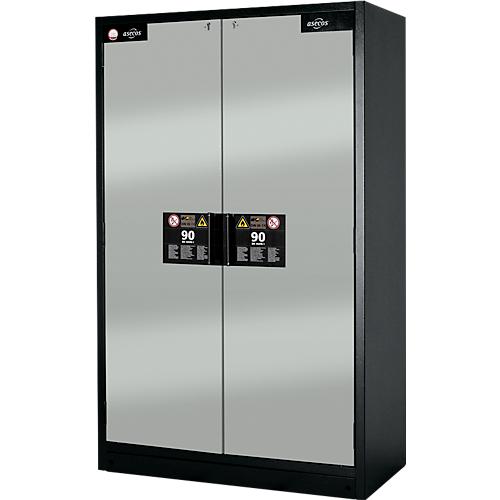 Sicherheitsschrank Typ 90 Asecos Q-CLASSIC-90 asecos, B 1200 mm, 3 Böden, lichtgrau