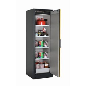 Sicherheitsschrank Typ 90 asecos Q-PEGASUS-90, Flügeltür mit Schließ-Automatik, Anschlag rechts, Front Sicherheitsgelb, B 599 x T 615 x H 1953 mm Sicherheitsschrank Typ 90 asecos Q-PEGASUS-90, Flügeltür mit Schließ-Automatik, Anschlag rechts, Front Sicherheitsgelb, B 599 x T 615 x H 1953 mm