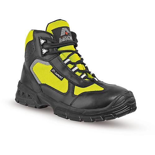 Sicherheitsschuh AIMONT, DIN EN ISO 20345-S3 Gr. 43, schwarz/warngelb