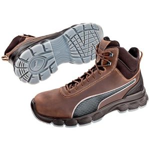 Sicherheitsschuh Puma® Safety Condor Brown Mid, S3 ESD SRC, EN ISO 20345:2011, FAP®-Durchtrittschutz, Stahlkappe, knöchelhoch, braun-schwarz, Größe 39 Sicherheitsschuh Puma® Safety Condor Brown Mid, S3 ESD SRC, EN ISO 20345:2011, FAP®-Durchtrittschutz, Stahlkappe, knöchelhoch, braun-schwarz, Größe 39