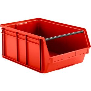 Sichtlagerkasten mit Tragestab SSI Schäfer LF 743 Polypropylen, L 715 x B 470 x H 300 mm, 74 l, rot Sichtlagerkasten mit Tragestab SSI Schäfer LF 743 Polypropylen, L 715 x B 470 x H 300 mm, 74 l, rot