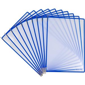 Sichttafel Tarifold Easy Load Pro, DIN A4, 10 St., Eckverschluss, Metalldrehzapfen, blau Sichttafel Tarifold Easy Load Pro, DIN A4, 10 St., Eckverschluss, Metalldrehzapfen, blau