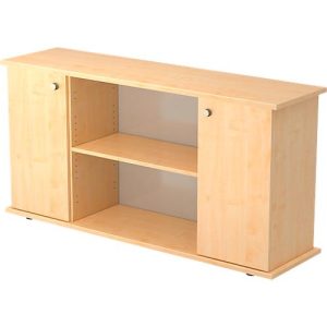 Sideboard ULM, H 840 x B 1661 x T 448 mm, Ahorn-Dekor Sideboard ULM, H 840 x B 1661 x T 448 mm, Ahorn-Dekor