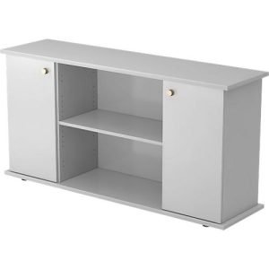 Sideboard ULM, H 840 x B 1661 x T 448 mm, lichtgrau Sideboard ULM, H 840 x B 1661 x T 448 mm, lichtgrau
