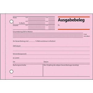 sigel® Ausgabebeleg AG615, DIN A6, 50 Blatt, rosa sigel® Ausgabebeleg AG615, DIN A6, 50 Blatt, rosa