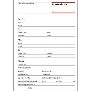 sigel® Fahrtenbuch für PKW und LKW FA514, DIN A5 hoch, 32 Blatt sigel® Fahrtenbuch für PKW und LKW FA514, DIN A5 hoch, 32 Blatt