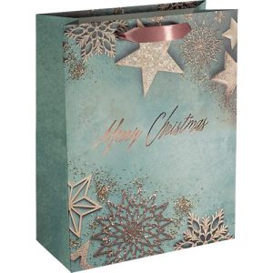 Sigel Geschenktasche ‚Glamorous Christmas‘, mit Folienveredelung, FSC Mix, B 260 x H 330 x T 120 mm, 5 Stück Sigel Geschenktasche ‚Glamorous Christmas‘, mit Folienveredelung, FSC Mix, B 260 x H 330 x T 120 mm, 5 Stück