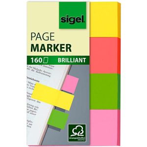 SIGEL Haftstreifen Brillant, 4 Farben sortiert SIGEL Haftstreifen Brillant, 4 Farben sortiert