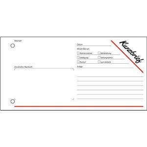 sigel® Kurzbrief KF213, 1/3 DIN A3 quer, 100 Blatt sigel® Kurzbrief KF213, 1/3 DIN A3 quer, 100 Blatt