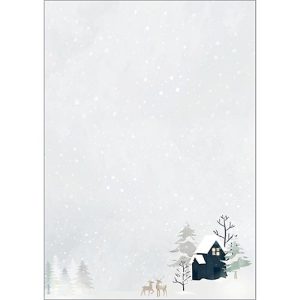 Sigel Motivpapier ‚Cozy Christmas‘, DIN A4, 90 g/m², Feinpapier, FSC-Mix Credit, 25 Blatt Sigel Motivpapier ‚Cozy Christmas‘, DIN A4, 90 g/m², Feinpapier, FSC-Mix Credit, 25 Blatt