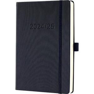 Sigel Wochennotiz-Kalender Conceptum 2024/2025, A5, Hardcover, 256 Seiten, mit Stifteschlaufe & Gummibandverschluss, B 148 x T 23 x H 213 mm, schwarz Sigel Wochennotiz-Kalender Conceptum 2024/2025, A5, Hardcover, 256 Seiten, mit Stifteschlaufe & Gummibandverschluss, B 148 x T 23 x H 213 mm, schwarz