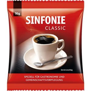 Sinfonie Filterkaffee, 50 g Portionsbeutel, 60 Stück Sinfonie Filterkaffee, 50 g Portionsbeutel, 60 Stück
