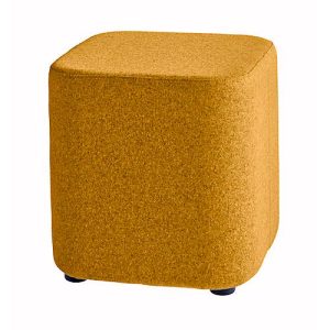 Sitzhocker TAPA Square O Type, Schurwolle, B 450 x T 450 x H 470 mm, orange Sitzhocker TAPA Square O Type, Schurwolle, B 450 x T 450 x H 470 mm, orange