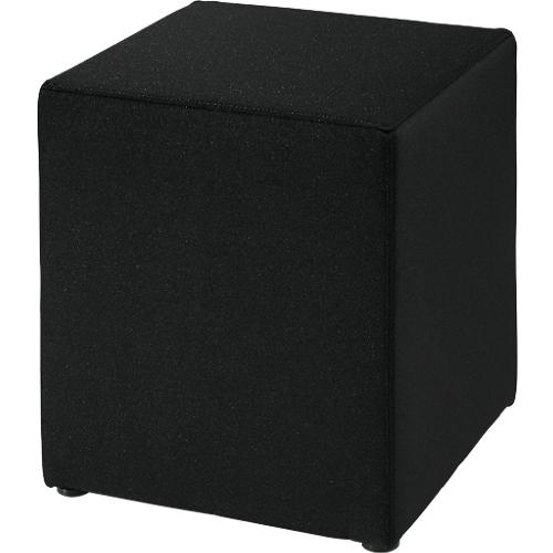 Sitzhocker Wall In, B 410 x T 410 mm, schwarz