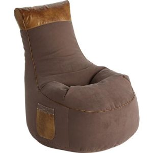 Sitzsack JAMIE Swing, Canvasoptik/Lederimitat, B 650 x T 900 x H 950 mm, braun Sitzsack JAMIE Swing, Canvasoptik/Lederimitat, B 650 x T 900 x H 950 mm, braun