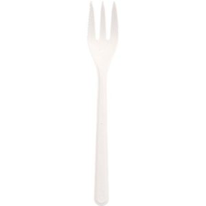 Snackgabeln Papstar, Mehrweg, besonders stabil, spülmaschinengeeignet, L 130 mm, Bio-PP, weiß, 50 Stück Snackgabeln Papstar, Mehrweg, besonders stabil, spülmaschinengeeignet, L 130 mm, Bio-PP, weiß, 50 Stück