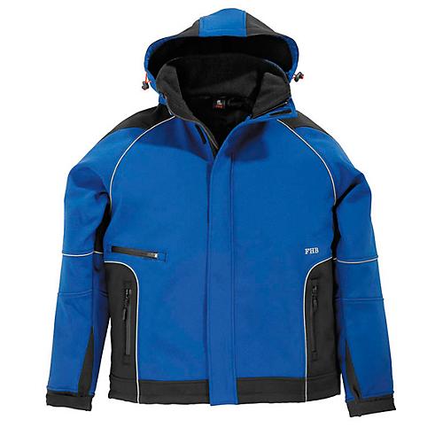 Softshell-Jacke FHB KOLTEX, royal/schwarz, Gr.3XL