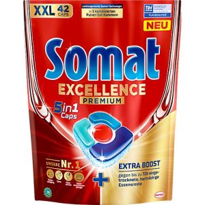 Somat Spülmaschinen-Caps Excellence Premium 5in1 Somat Spülmaschinen-Caps Excellence Premium 5in1