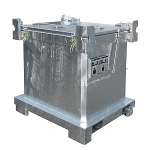 Sonderabfall-Behälter BAUER SAP 800-3, Stahlblech, feuerverzinkt, stapelbar, B 1200 x T 1000 x H 1053 mm Sonderabfall-Behälter BAUER SAP 800-3, Stahlblech, feuerverzinkt, stapelbar, B 1200 x T 1000 x H 1053 mm