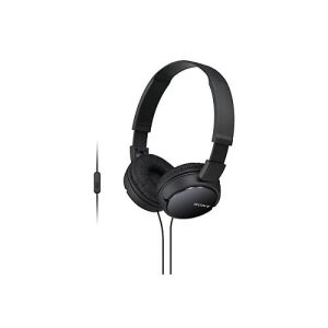 Sony MDR-ZX110AP – Kopfhörer mit Mikrofon – ohrumschließend – kabelgebunden – 3,5 mm Stecker – Schwarz Sony MDR-ZX110AP – Kopfhörer mit Mikrofon – ohrumschließend – kabelgebunden – 3,5 mm Stecker – Schwarz