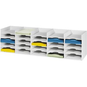 Sortierstation, DIN A4, Polystyrol, für Schränke, 25 Fächer, B 1120 x T 304 x H 313 mm Sortierstation, DIN A4, Polystyrol, für Schränke, 25 Fächer, B 1120 x T 304 x H 313 mm
