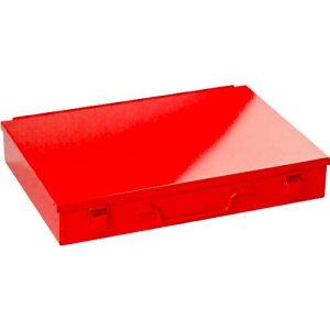 Sortimentskoffer ADB, leer, 6-fache Einteilung, abschließbar, mit Griff, B 330 x T 230 x H 50 mm, Stahl & ABS-Kunststoff, verkehrsrot RAL 3020 Sortimentskoffer ADB, leer, 6-fache Einteilung, abschließbar, mit Griff, B 330 x T 230 x H 50 mm, Stahl & ABS-Kunststoff, verkehrsrot RAL 3020